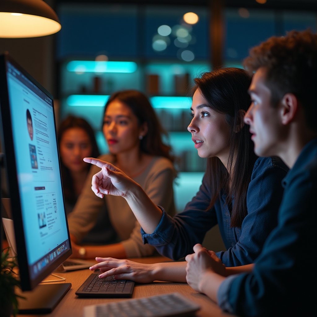 Skupina profesionálů na LinkedIn workshopu